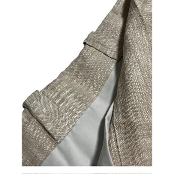 Pottery Barn Seaton Textured Cotton Blackout Curtain | 100 x 84 Oatmeal - Picture 8 of 10